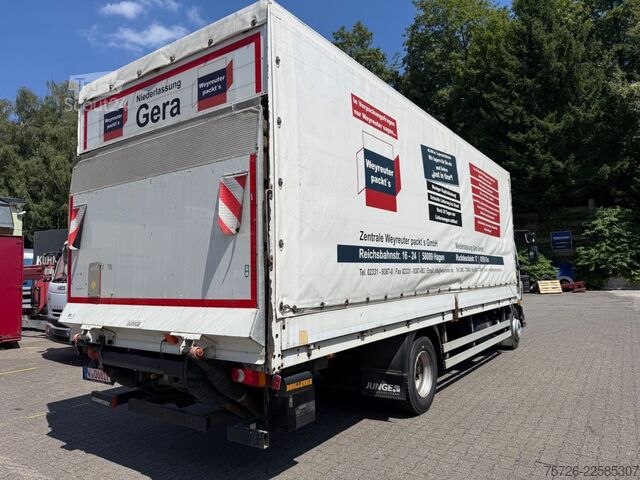 Kamion sa ravnom platformom i ceradom VOLVO FL240 mit LBW neuer Tüv neue Luftkessel sehr gut