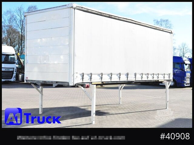 Caroserie interschimbabilă cu platformă și prelată WECON WPR 745, verzinkt, 2520  innen, Code XL, neue Plane