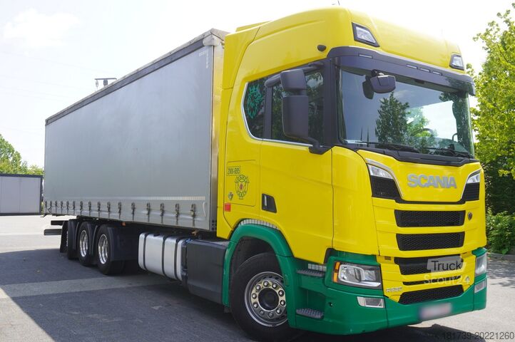 Firanka SCANIA R650 V8 8 × 4 /4 / 2020 / Curtainsider