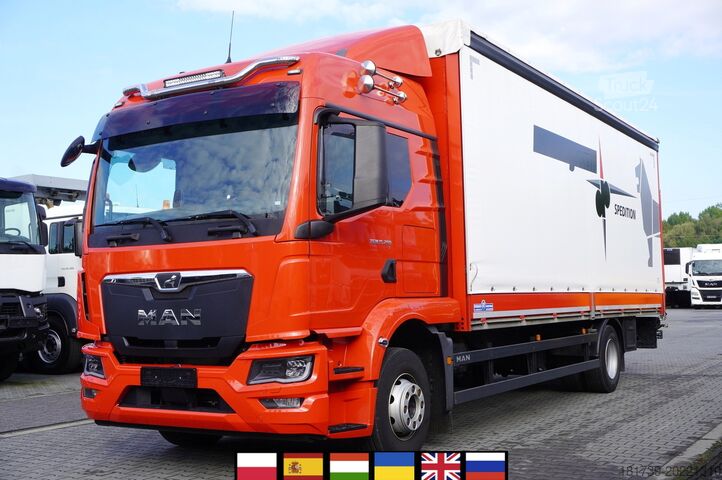 Perdea MAN TGM 15.290 / Curtainsider 17 EPAL / 2022