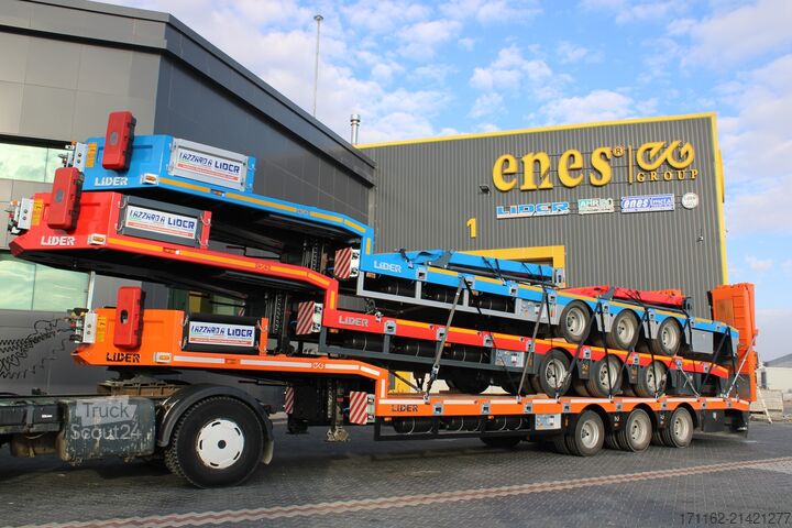 Lowbed semitrailer for transportation of construction machinery Lider Lowbed 3 Axles S