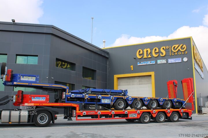 Lowbed semitrailer for transportation of construction machinery Lider Lowbed 3 Axles S