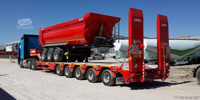 Poluprikolica sa sniženom platformom Lider Lowbed 5 Axles