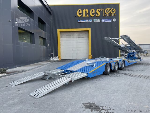 Auto met oplegger Lider Truck Carrier 1