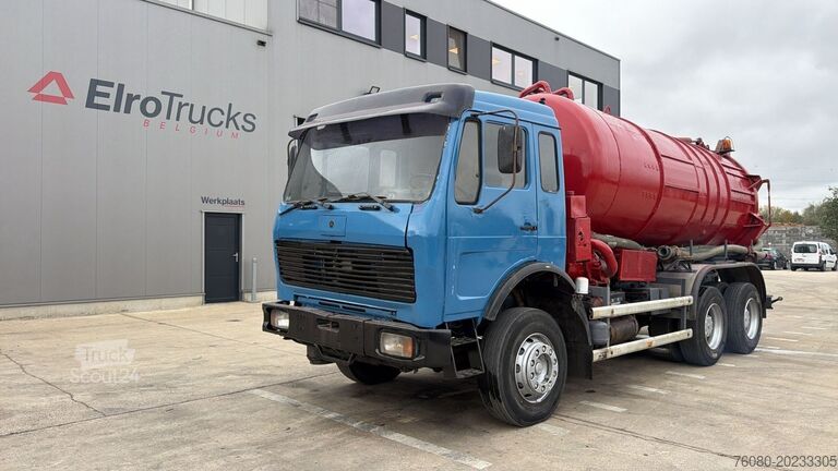 Kolkenzuiger Mercedes-Benz SK 2626 (6X4 / GRAND PONT / LAMES / 14000 LITERS)