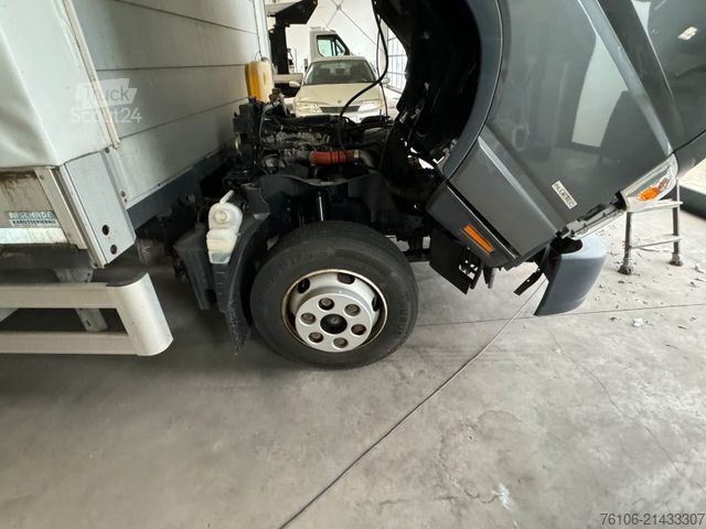 Flaklastbil med kapell FUSO Canter 9C18 Pritsche Plane mit Ladebordwand *Ahk