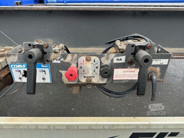 Roll-off dorse FLIEGL ZPS 180 Abroll, BPW Scheibe,Luft gefedert