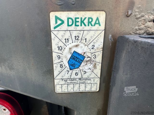 Roll-off dorse FLIEGL ZPS 180 Abroll, BPW Scheibe,Luft gefedert