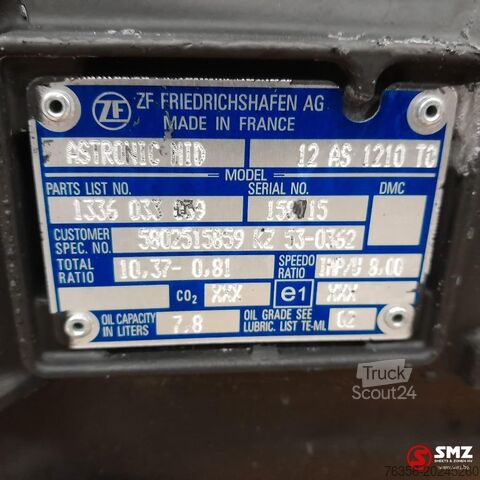 Boîte de vitesses Iveco Occ versnellingsbak 12AS1210TO Iveco