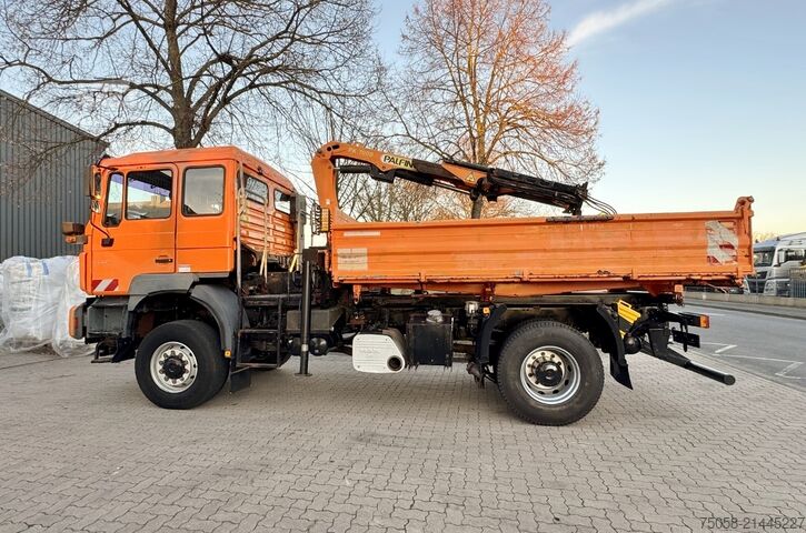 Macara montată pe camion MAN FE 310 A - 245 TKm - 1.Hand - PK7000