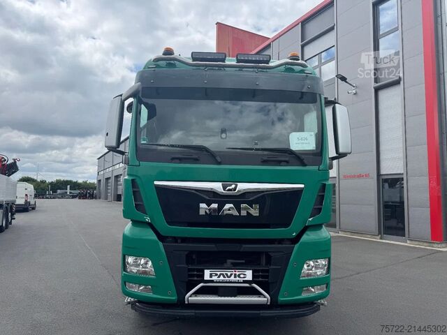 Timber transporter MAN TGX 33.580 33.580 6x4 BL Kurzholz mit TajfunLIV...