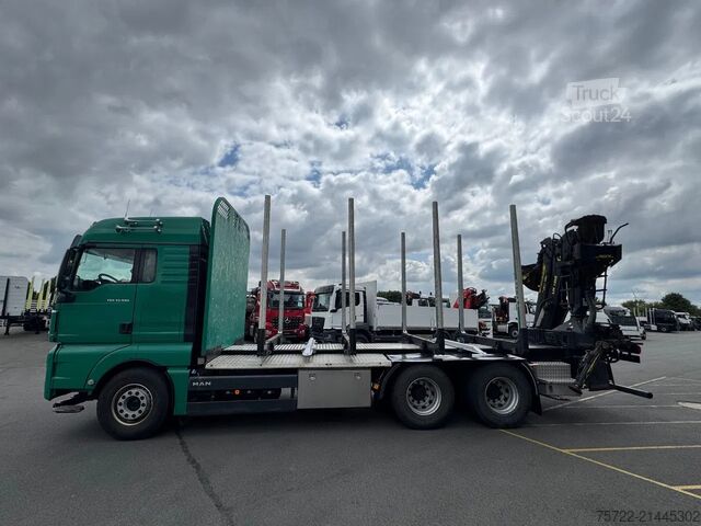 Timber transporter MAN TGX 33.580 33.580 6x4 BL Kurzholz mit TajfunLIV...