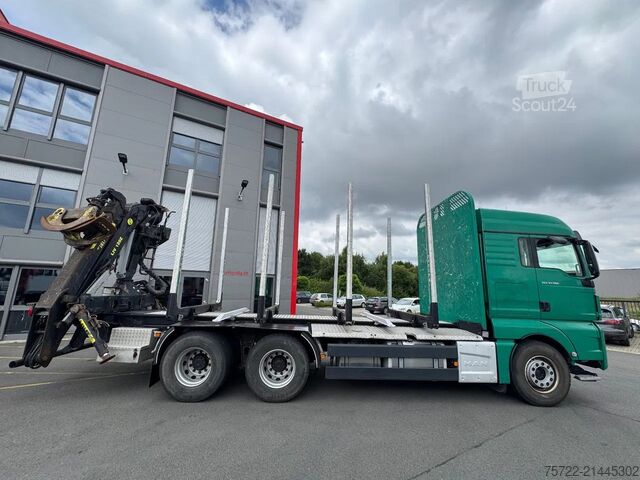Timber transporter MAN TGX 33.580 33.580 6x4 BL Kurzholz mit TajfunLIV...