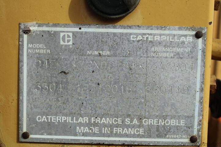 Egaliseermachine CAT D 4 E