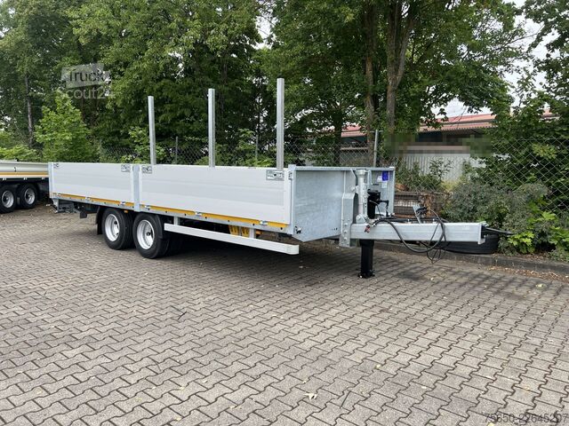 Åben trailer Möslein THT 14,4 G 7,20 L  14,4 t Tandem- Pritschenanhänger- Tieflader