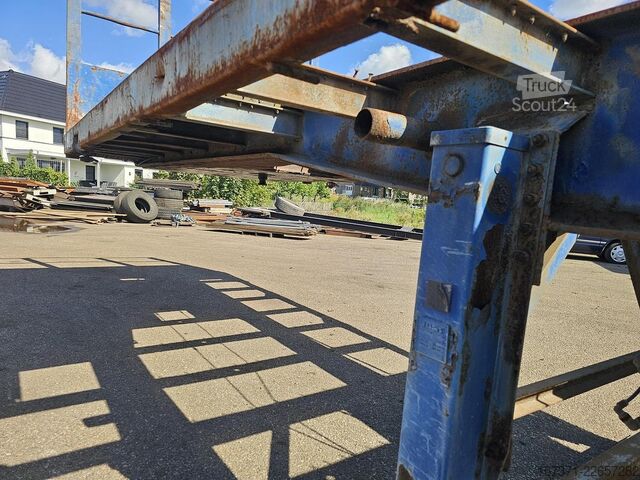 Flatbed FLANDRIA op 3/32 T /STEEL SUSPENSION /BPW DRUM / CONTAIN...