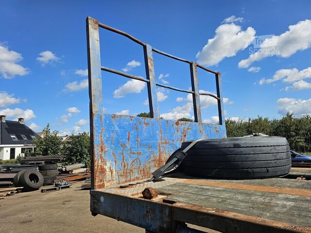 Flatbed FLANDRIA op 3/32 T /STEEL SUSPENSION /BPW DRUM / CONTAIN...