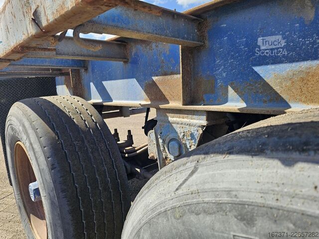 Plošinový FLANDRIA op 3/32 T /STEEL SUSPENSION /BPW DRUM / CONTAIN...