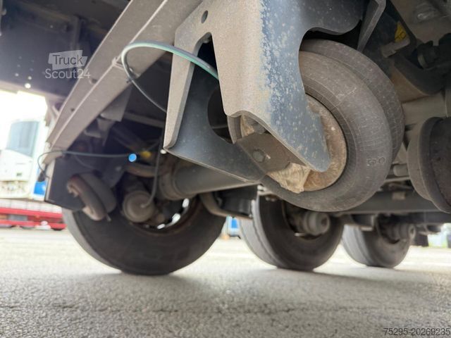 Otevřený návěs s plachtou SCHMITZ CARGOBULL 3Achs Standard Tasbach Staplerhalter Liftachse