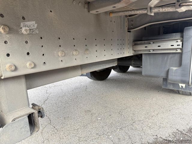 Otevřený návěs s plachtou SCHMITZ CARGOBULL 3Achs Standard Tasbach Staplerhalter Liftachse