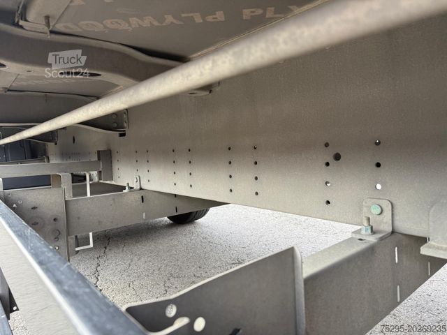 Otevřený návěs s plachtou SCHMITZ CARGOBULL 3Achs Standard Tasbach Staplerhalter Liftachse