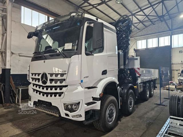 Autolaadkraan MERCEDES-BENZ Arocs 4151 Pritsche+Kran HIAB 548 Fly Jib Seilw.