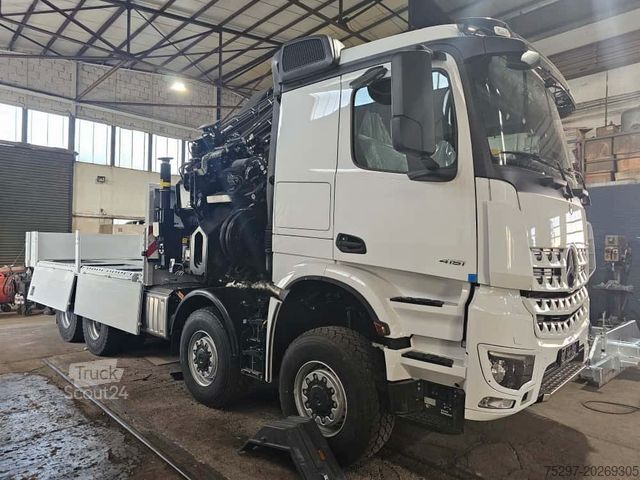 Autolaadkraan MERCEDES-BENZ Arocs 4151 Pritsche+Kran HIAB 548 Fly Jib Seilw.