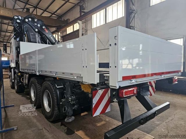 Autolaadkraan MERCEDES-BENZ Arocs 4151 Pritsche+Kran HIAB 548 Fly Jib Seilw.