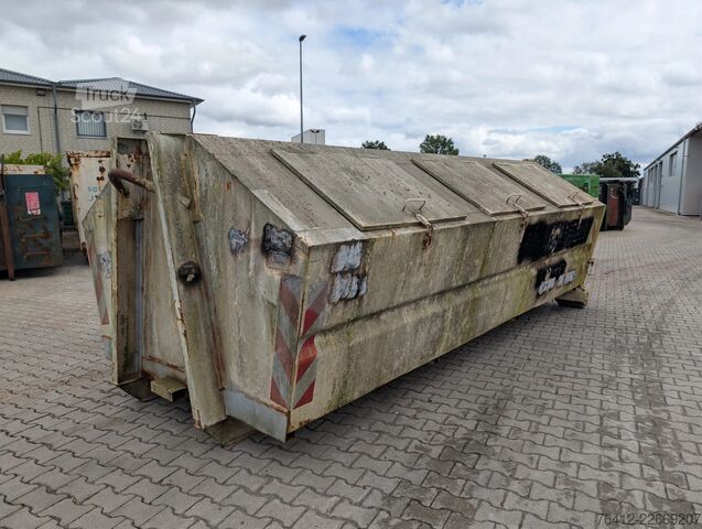 Container cu cârlig A1 Container -GEBRAUCHT- Hausmüllbehälter 14 m³ ? Pendelklappe - Normbehälter ? WW26-13 ? Abrollcontainer
