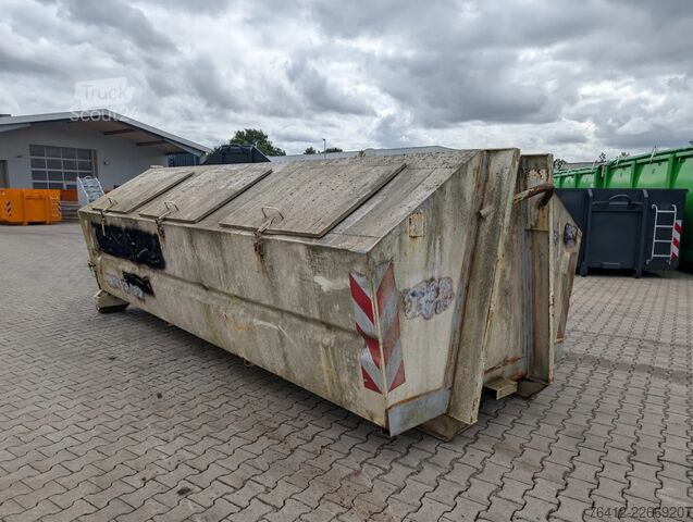 Container cu cârlig A1 Container -GEBRAUCHT- Hausmüllbehälter 14 m³ ? Pendelklappe - Normbehälter ? WW26-13 ? Abrollcontainer