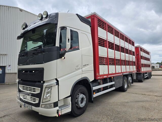 Veewagen VOLVO FH500 / Retarder / Guitton 3Stock +Anhänger Leci