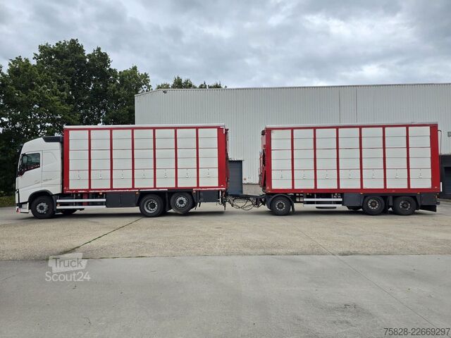Veewagen VOLVO FH500 / Retarder / Guitton 3Stock +Anhänger Leci