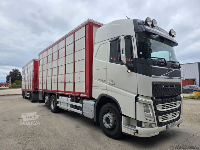 Veewagen VOLVO FH500 / Retarder / Guitton 3Stock +Anhänger Leci
