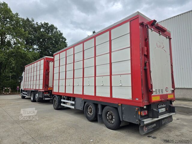 Veewagen VOLVO FH500 / Retarder / Guitton 3Stock +Anhänger Leci