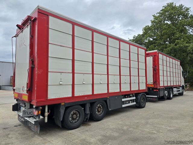 Veewagen VOLVO FH500 / Retarder / Guitton 3Stock +Anhänger Leci