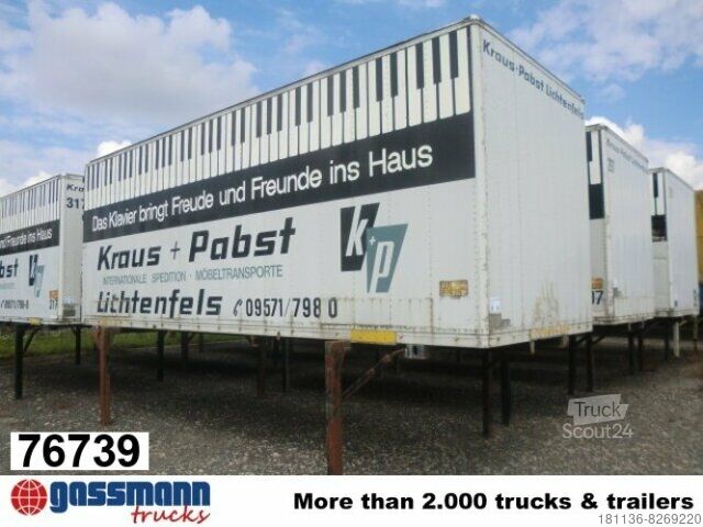 Caminhão com carroçaria intercambiável Brandl WB Koffer