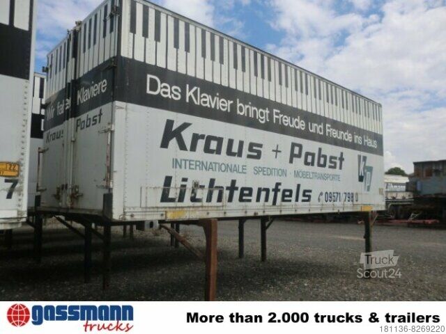 Caminhão com carroçaria intercambiável Brandl WB Koffer