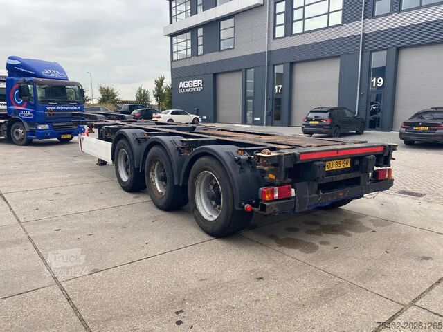Prevoz zabojnikov Krone SD 27 / Container Chassis / BPW + Disc / 1x Ext...