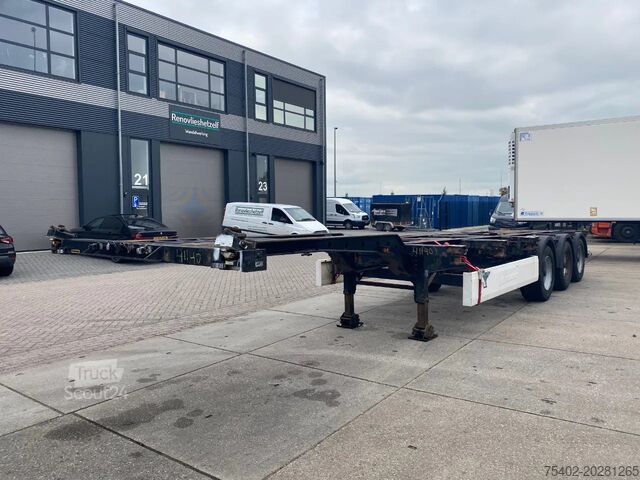 Prevoz zabojnikov Krone SD 27 / Container Chassis / BPW + Disc / 1x Ext...