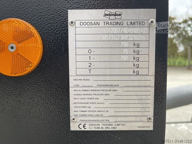 Compresseur frigorifique Doosan 7 / 31 E - N
