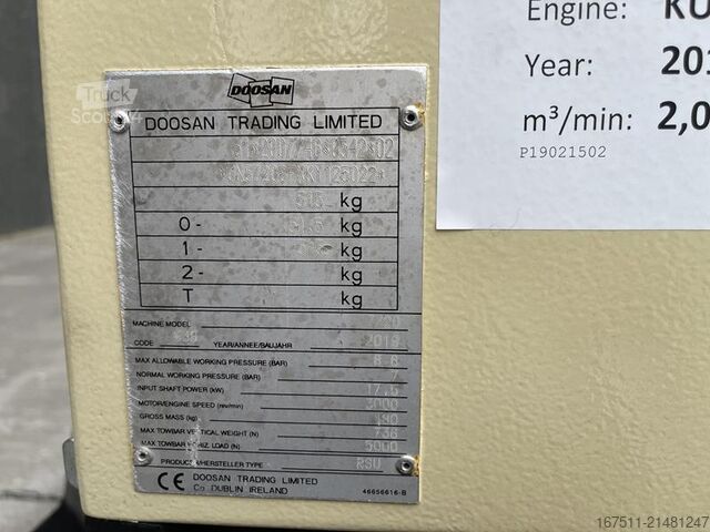 Compresseur frigorifique Doosan 7 / 20