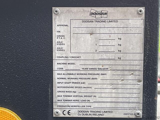Compresseur frigorifique Doosan 7 / 31 E