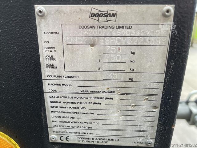 Kølemiddelkompressor Doosan 7 / 31 E