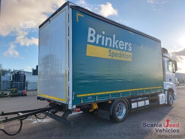 Ladbil med presenning Mercedes-Benz 1845L Plane/Edscha NUR KOMPLETT m. ANH.!!!