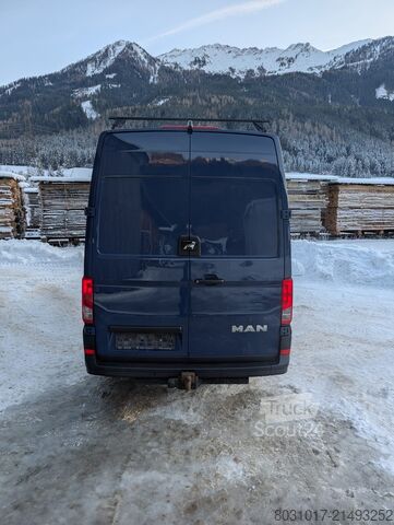κλειστό βαν MAN TGE 3.180