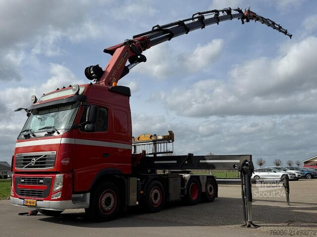 Tracteur standard Volvo FH 8x2 KRAAN PALFINGER 74tm/Flyjib /LIER/WINCH!...