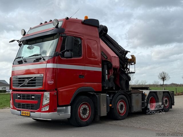 Tracteur standard Volvo FH 8x2 KRAAN PALFINGER 74tm/Flyjib /LIER/WINCH!...