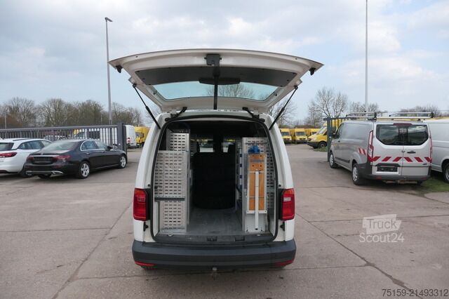 Κλειστό βαν Volkswagen Caddy Maxi 2.0 TDI 4Motion 2-Sitzer Klima Tempomat AHK Werkstatteinbauten COC