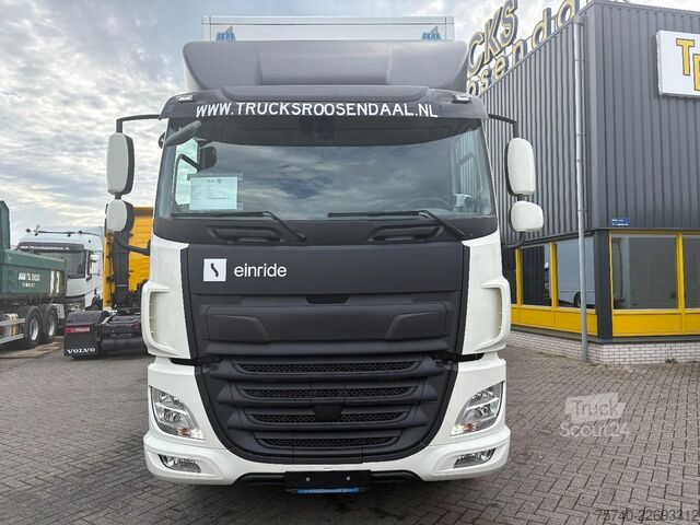 Gesloten bak DAF ELEKTRISCH + 32912 KM + 6X2 + LIFT/STUUR AS + R...