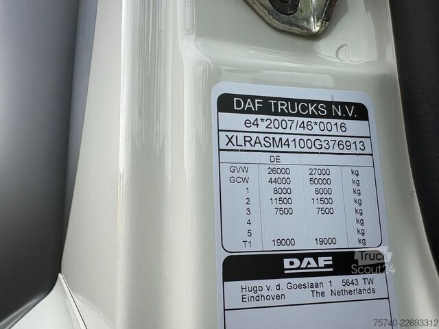 Kufr DAF ELEKTRISCH + 32912 KM + 6X2 + LIFT/STUUR AS + R...